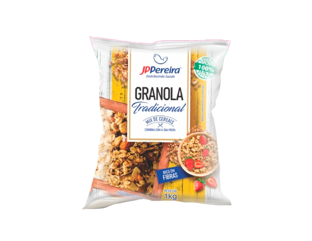 GRANOLA TRADICIONAL JP PEREIRA 1 KG (FDO 12 PCT)